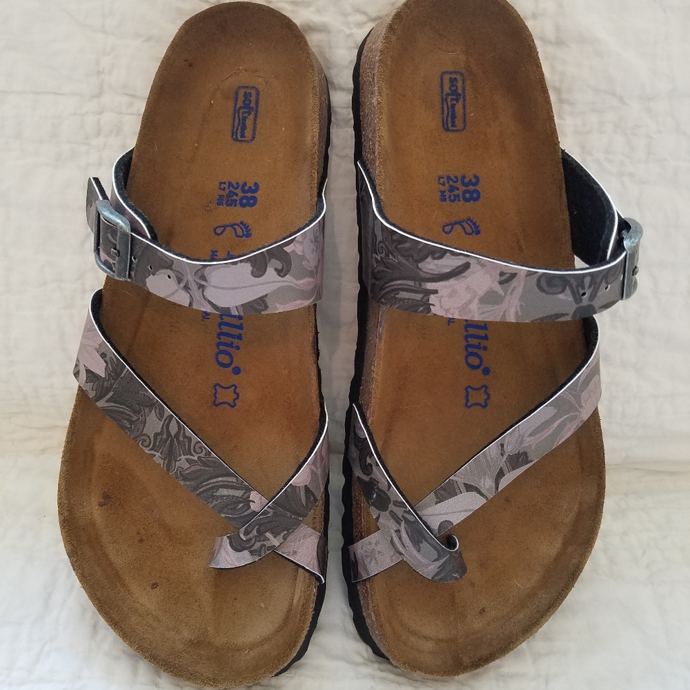 Birkenstock Mayari Gray Sandals - Sze 38/8